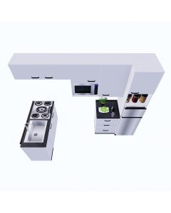 KIT - Beautiful Kitchen Cabinets - Handcrafted by Maimo in Cameroon - MAM2404251969