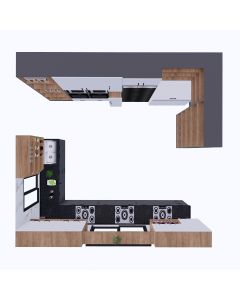 KIT - High-Quality Industrial Kitchen Cabinets - Crafted by Maimo in Cameroon  - MAM2404251965