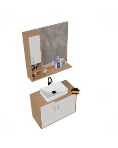 Modern bath room cabinet Designs by Maimo | Made in Douala, Yaounde, Buea, Limbe MAM2404252938