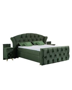 CHF-2DG - 2 Places Modern Chesterfield Bed In  Velvet With Foam All Over - MAM20230106001