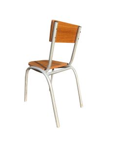 SCH - 1CY - 1 Dismountable School Chair made with Metal and HARD WOOD, Very Solid - MAM2023050609