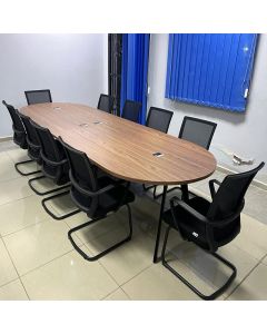 MEK - Modern Woodern Executive Conference Table Executed In Heavy Metal  High Resistant Formica - MAM20231302004