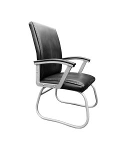 OFC- 1BB - 1 Dismantable Metal  Leather Conference Chair, Very Solid - MAM20222812001