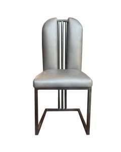 1 Metal  Leather Dining Table Chair, Very Solid - MAM20221211004