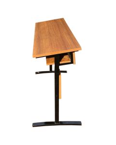 SCH - 2CC - Modern 2-Seater Francis Pro Desk and Chairs Executed in Wood, Formica And Metal - MAM202326051001
