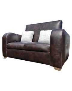 VIC-3C - 3 Places Chocolate VICTOR Leather Sofa Of Royal Class, Very Comfortable- MAM150820112