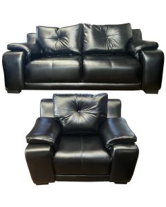 LEO - 5BB-  5 Places Modern LEONA Leather Sofa, Very Solid  Comfortable - MAM2022071401