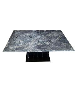  8 Place T Shape Solid Luxury Dining Table made with Marble  Metal - MAM202218100021