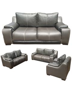 LEO - 6GG-  6 Places Modern Decorated LEONA Leather Sofa, Very Solid  Comfortable - MAM20222610002