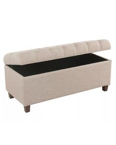 SBB-1DB - Modern Side Bed Bench In Dark Brown Velvet Material With Storage Compartment - MAM2021102104
