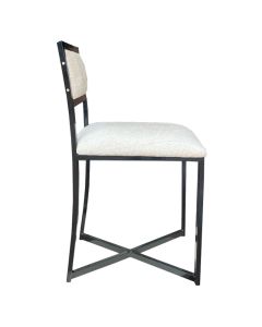 1 Solid Hebrews High Chair in Metal And Velvet Finishing, Very Solid - MAM20232906002