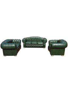 CHH-6DG - 6 Places - Dark Green Chester - Hill Leather Sofa, Very Solid - MAM2021100603