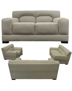 FDL - 6CW - 6 seater - Royal Class Fidele Cream White Leather Sofa, Very Comfortable - MAM2021290009