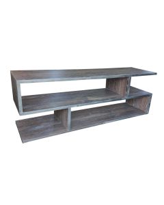 TS - Dark Grey  Blue Patterned Solid Wooden TV Stand mad with Formica  - MAM20221212003