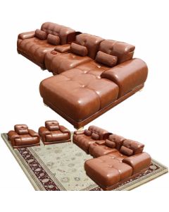 ARM-7BR - 7 Places   Modern Luxury Leather ARM Sofa With 100 Percent Comfort - MAM28062003