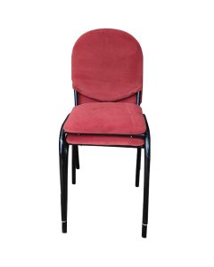 CON-ALB -  2 Dismantable Metal  Velvet Office Chairs, Very Solid - MAM202102905