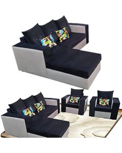 ANG-FBG -  Modern Comfortable Angle Velour Sofa Chair Set - MAM19022088