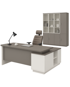 FOD- DurableFormica Office Desks  By MAIMO (Desk & Cupboard only)-MAM100620251095