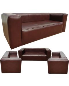 YON - 7CC - 7 Places - YONG Chocolate Leather Sofa, Very Comfortable- MAM22112001