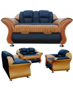 BUT - 6BB- 6 Places Modern BUTTERFLY Luxury Leather Sofa - MAM2021710012