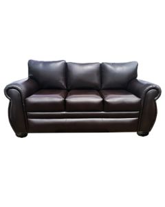 PRN - FC - 7 Places - PRINCE Chocolate Leather Sofa, Very Solid - MAM09092092