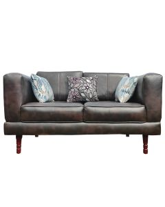 SID - 2C - 2 seater - Royal class SIDO chocolate leather Couch, very comfortable - MAM1805201234