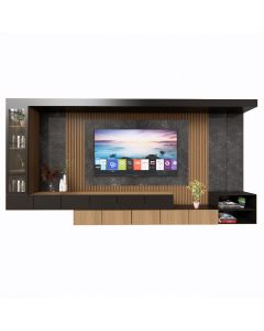  Modern Console TV Stand in Metal,Wood and Formica - MAM01032302