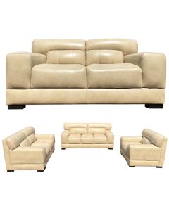 FDL - 6DB - 6 seater - Royal Class Fidele Brown Leather Sofa, Very Comfortable - MAM2021248654