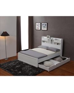 LT - 2PC - Modern Wooden bed in Formica Finishing - MAM31122102