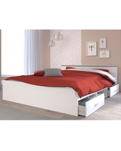 LT - 2PC - 2 Place Modern Wood With Formica Finishing Bed - MAM05012201