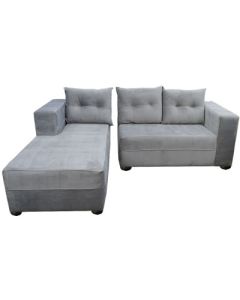 AON-AA- PROMO - PROMO Modern Comfortable Angle Velour Sofa - MAM2706204321