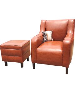 JOY-1BR- Luxury Brown JOY Sofa For Home  Or Office Relaxation - MAM09032101