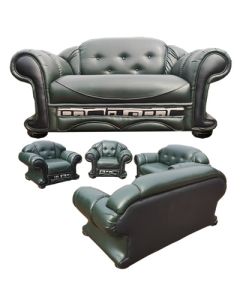 PER - 6GB - 6 Places - Women's Day Promo - Olive Green PERRY Leather Sofa, Very Comfortable - PROMO - MAM171020409