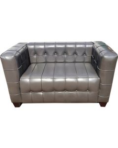KEV - 8GG - 8 Places - Grey KEVIN Leather Sofa, Very Comfortable- MAM21122020