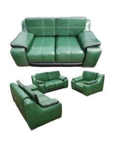 LEO - 6DG-  6 Places Modern Decorated LEONA Leather Sofa, Very Solid  Comfortable - MAM2021071001