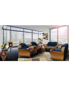 BUT - 6BB- 6 Places Modern BUTTERFLY Luxury Leather Sofa - MAM2021710012