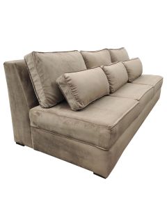 BES - 3B - 3 Places 100 Percent Velvet, Modern BESS Comfortable Couch - MAM202112089