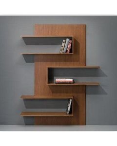 Wall-Mounted Book Shelve with Horizontal Panel Design | Maimo Furniture Cameroon-MAM2210202513