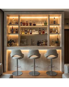 Modern Luxury Bar Cabinet with LED Lighting – Elegant Counter by Maimo Furniture MAM2510202511