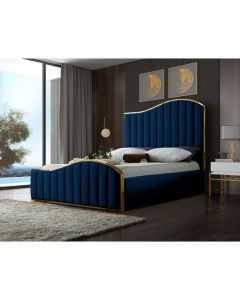 Luxury Bed with Winged Upholstered Headboard and Footboard | Maimo Furniture Cameroon-MAM0930202528