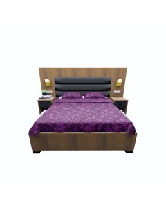 Contemporary Bed with Upholstered Headboard & Side Tables | Maimo Furniture Cameroon-MAM093020252