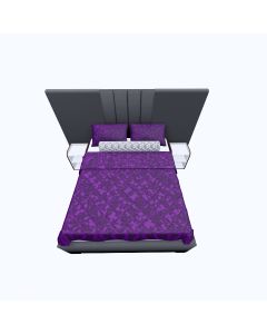 Modern Upholstered Bed with Geometric Headboard | Maimo Furniture Cameroon-MAM093020254