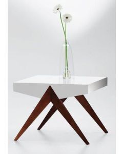 Modern Square Center Table with Wooden Legs | Maimo Furniture Cameroon MAM17102025002