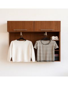 Floating Wardrobe with Shelves – Compact Formica Wardrobe by Maimo Furniture-MAM1008202524
