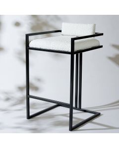 Contemporary Island Stool with Open Metal Frame | Maimo Furniture Cameroon MAM11011202510