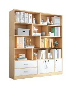 Large Book Shelf with Open Compartments, Drawers and Cabinets | Maimo Furniture Cameroon-MAM221020257