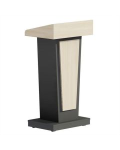 Two-Tone Wooden & Black Podium – Elegant Presentation Stand by Maimo Furniture MAM3010202509