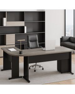 Executive Office Desk – Modern CEO Desk with Bookshelf Option | MAIMO Furniture MAM07112025016
