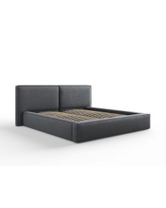 Modern Platform Bed with Upholstered Panel Headboard | Maimo Furniture Cameroon-MAM0930202529