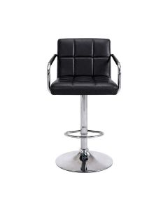 Modern Upholstered Swivel Bar Chair with Armrests – Kitchen & Bar High Chair by Maimo Furniture-MAM20261806